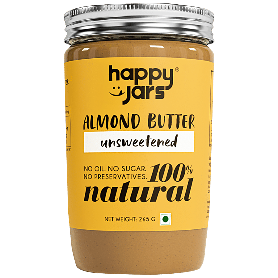 Happy Jars Almond Butter - Unsweetened