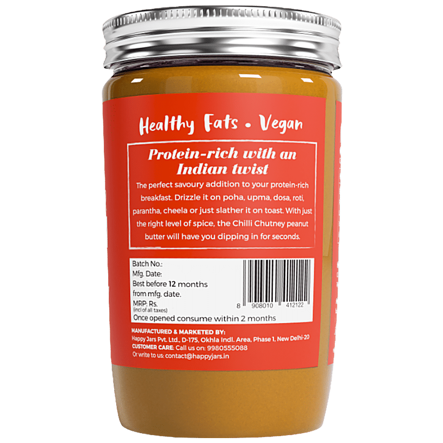 Happy Jars Peanut Butter - Chilli Chutney