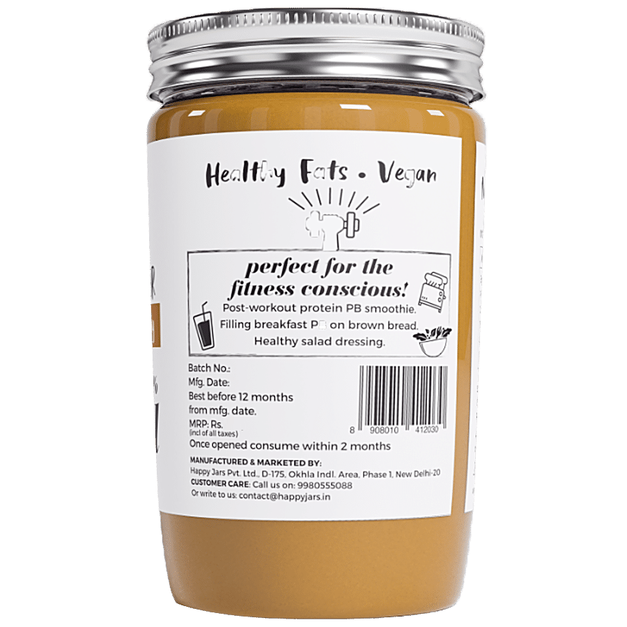 Happy Jars Peanut Butter - Unsweetened