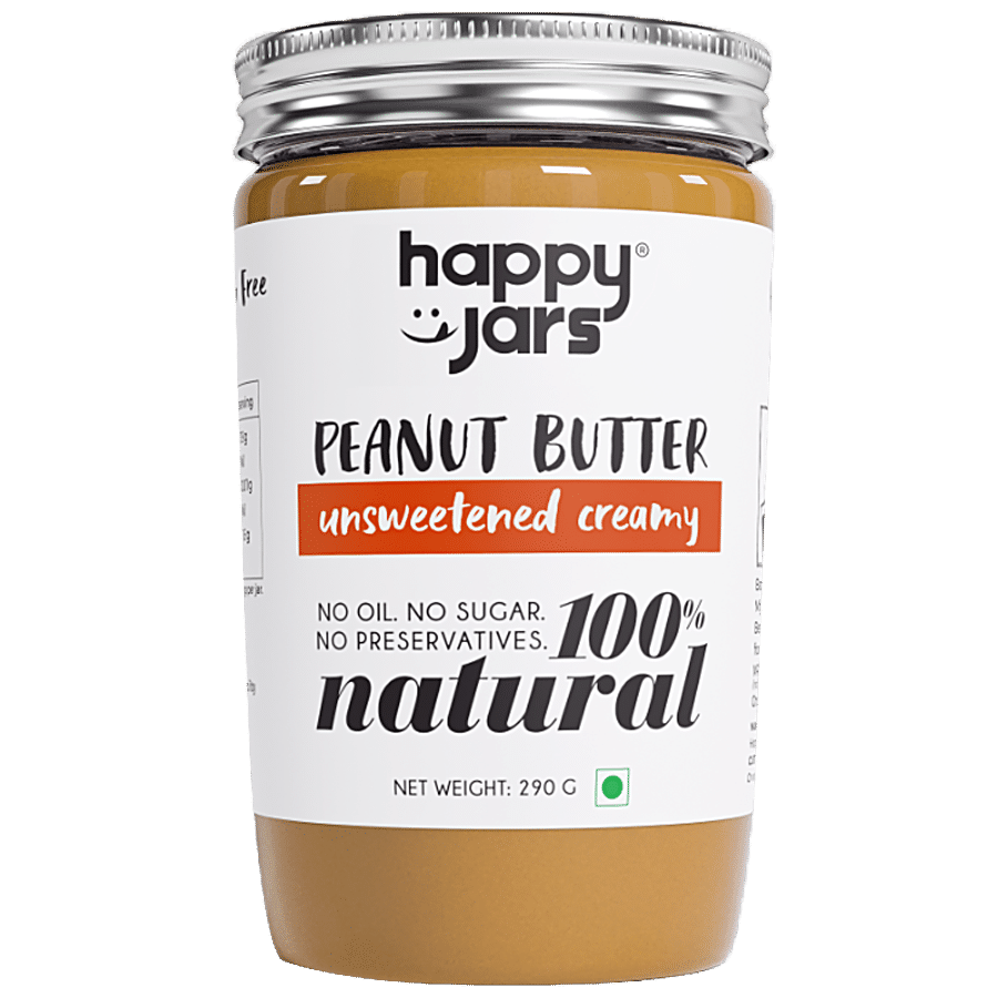 Happy Jars Peanut Butter - Unsweetened