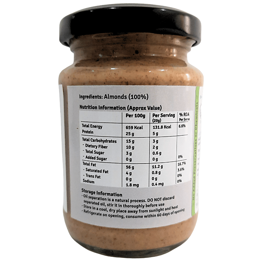 Jus Amazin Almond Butter - All Natural