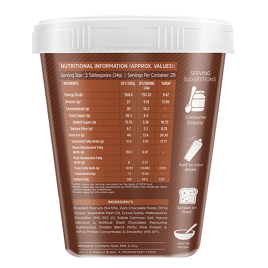 MuscleBlaze Fit Protein Peanut Butter - Crunch