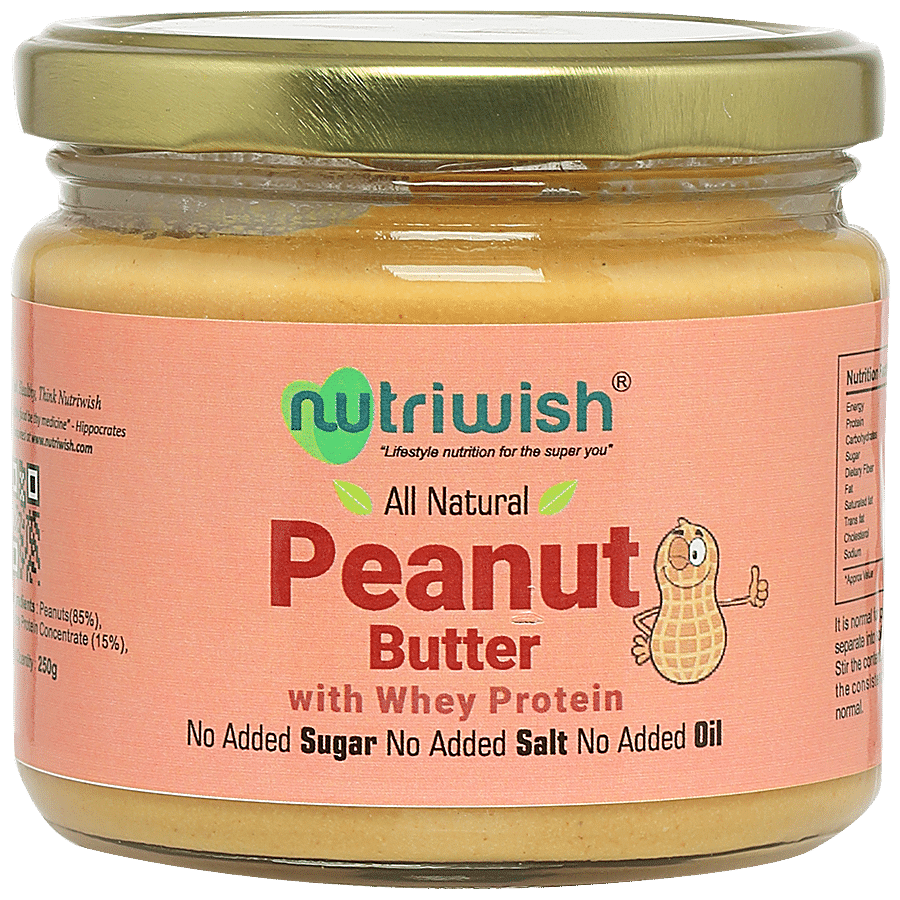 Nutriwish Peanut Butter With Whey Protein