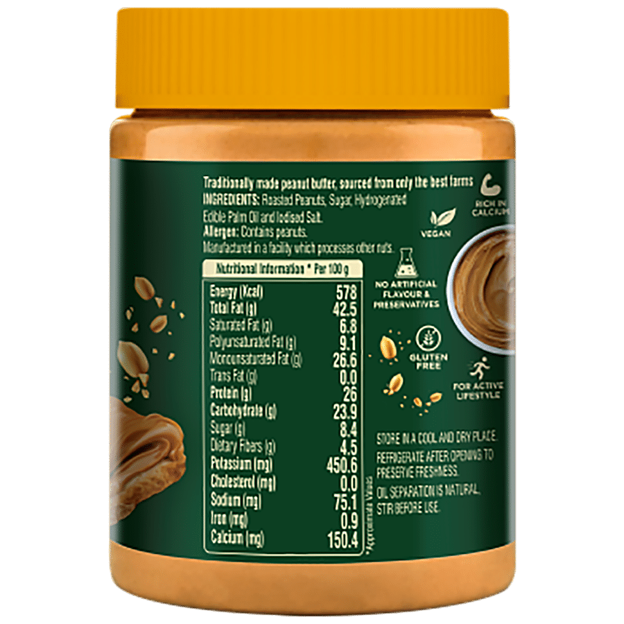 Oleev Kitchen Peanut Butter Creamy - Rich In Protein