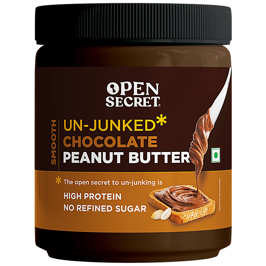 Open Secret Un-Junked Chocolate Peanut Butter - Smooth