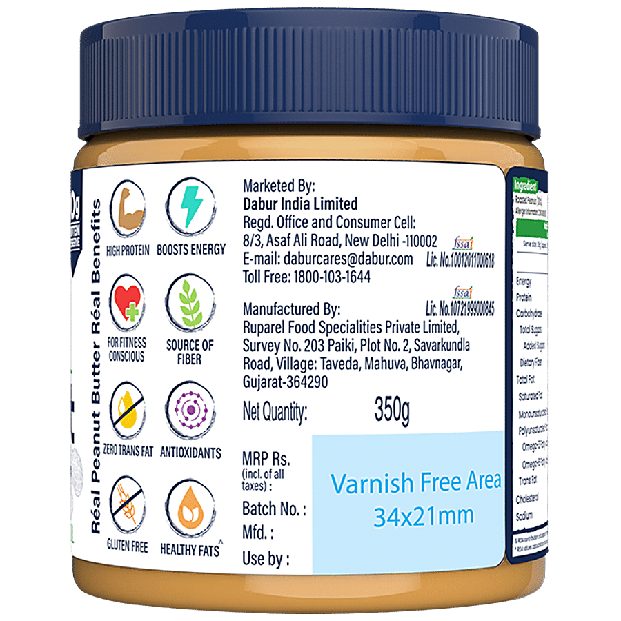 Real Health Peanut Butter - 100% Natural