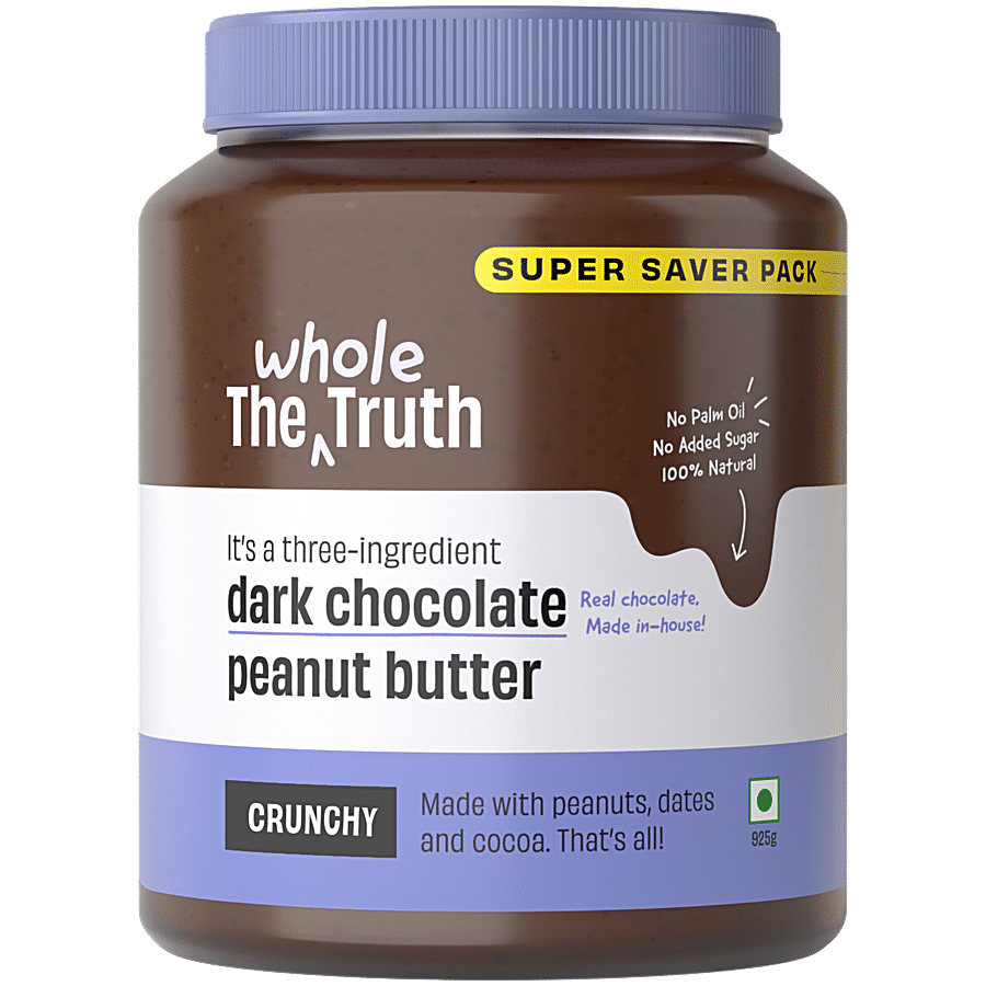 The Whole Truth Dark Chocolate Peanut Butter - Crunchy