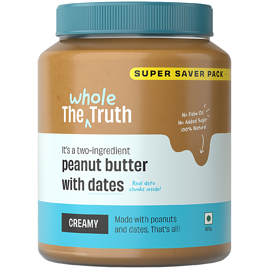 The Whole Truth Peanut Butter - Sweetened & Creamy