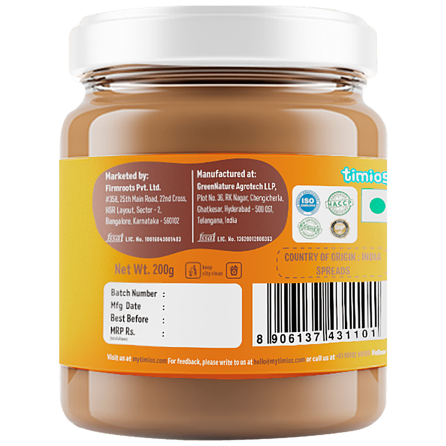 Timios Peanut Choco Butter - Creamy