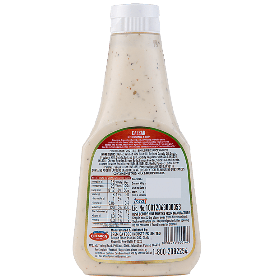 Cremica Salad Dressing - Caesar