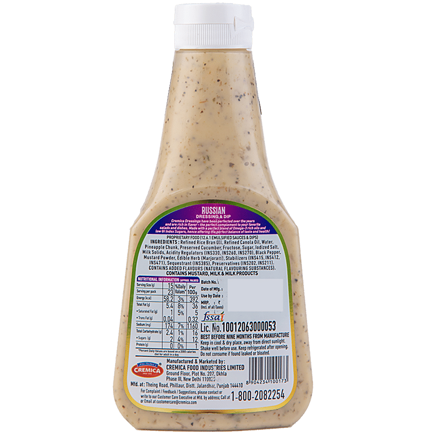 Cremica Salad Dressing - Russian