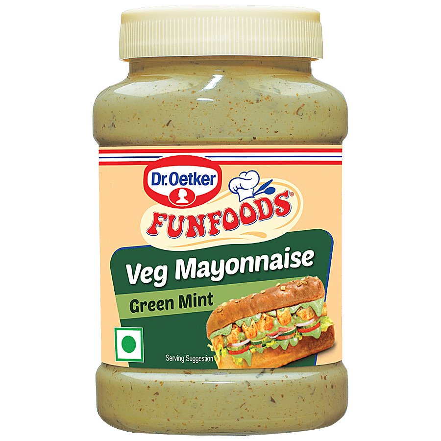 Dr. Oetker FunFoods Veg Mayonnaise Green Mint