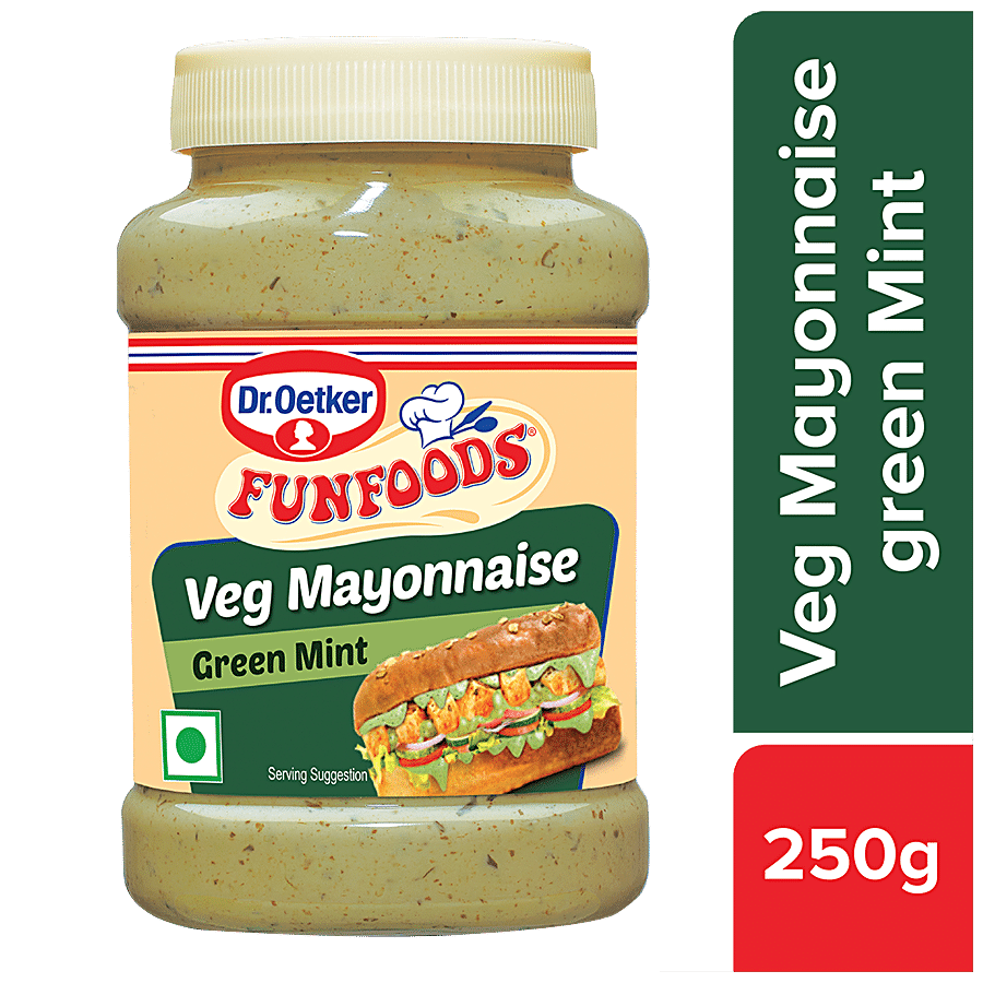 Dr. Oetker FunFoods Veg Mayonnaise Green Mint