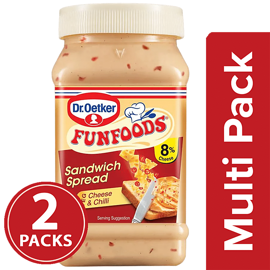 Dr. Oetker Funfoods Cheese & Chilli Sandwich Spread