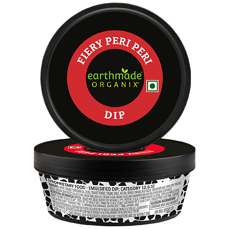 EARTHMADE ORGANIX Fiery Peri Peri Dip