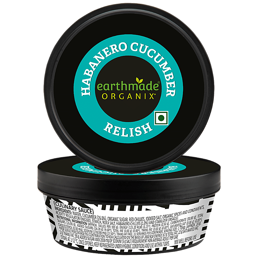 EARTHMADE ORGANIX Habanero Cucumber Dip - Relish