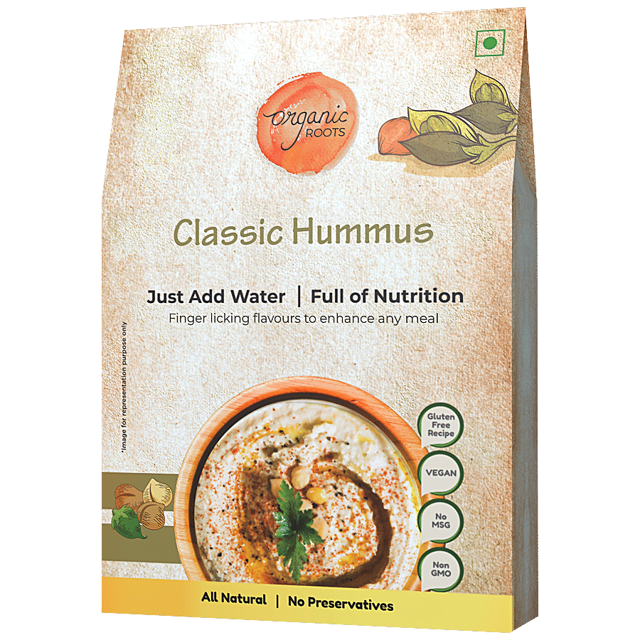 Organic Roots Classic Hummus - Full Of Nutrition