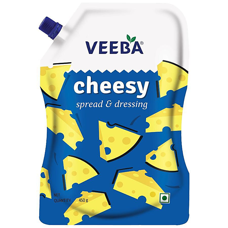 VEEBA Cheesy Spread & Dressing 450 g + Tomato Ketchup - Chef's Special 950 g