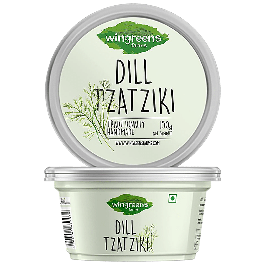 Wingreens Farms Dill Tzatziki Dip - Yoghurt Based