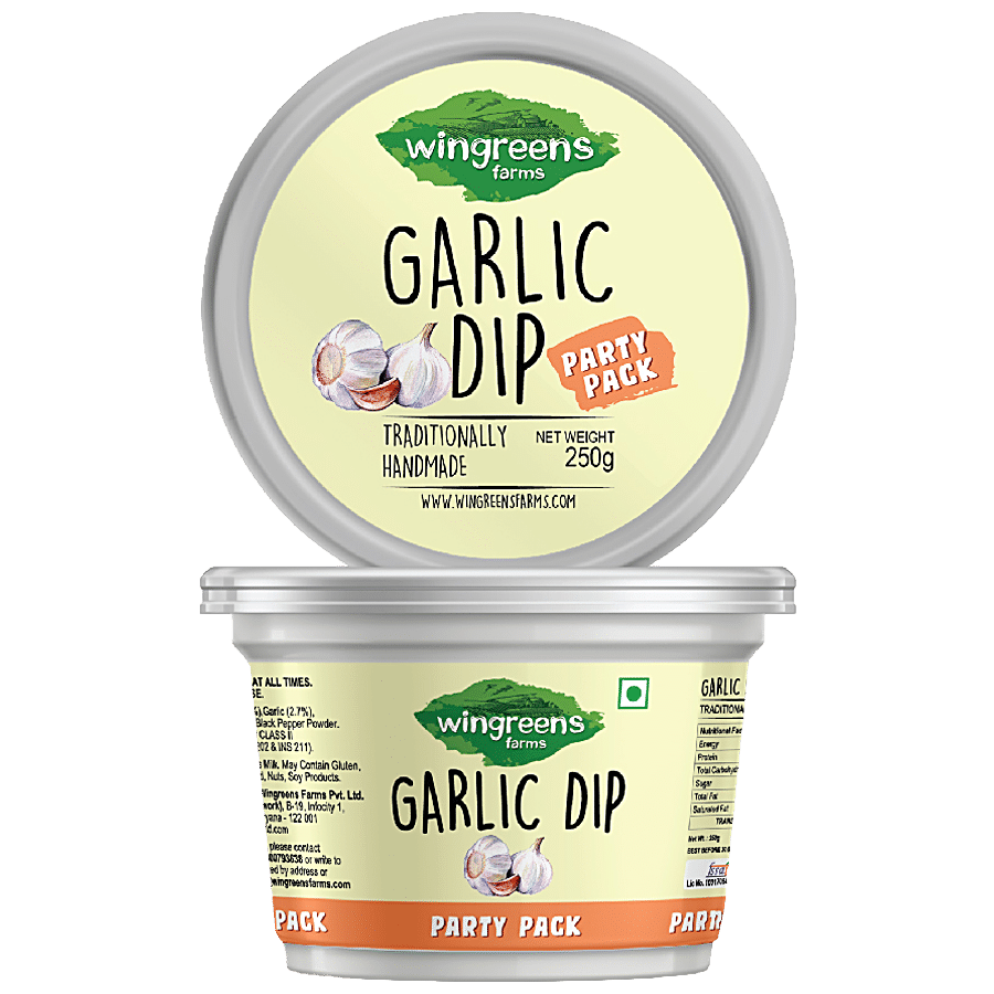 Wingreens Farms Garlic Dip - Traditionally Handmade