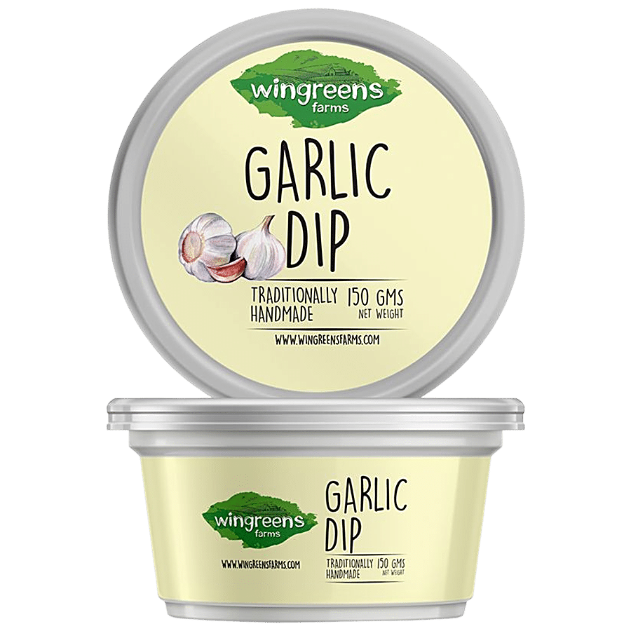 Wingreens Farms Garlic Dip - Yoghurt Based