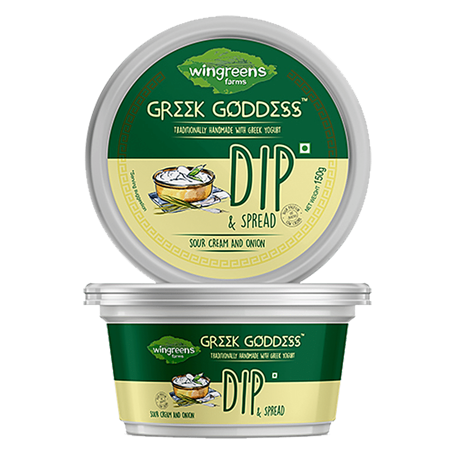 Wingreens Farms Greek Goddess - Sour Cream & Onion Yoghurt Dip & Spread