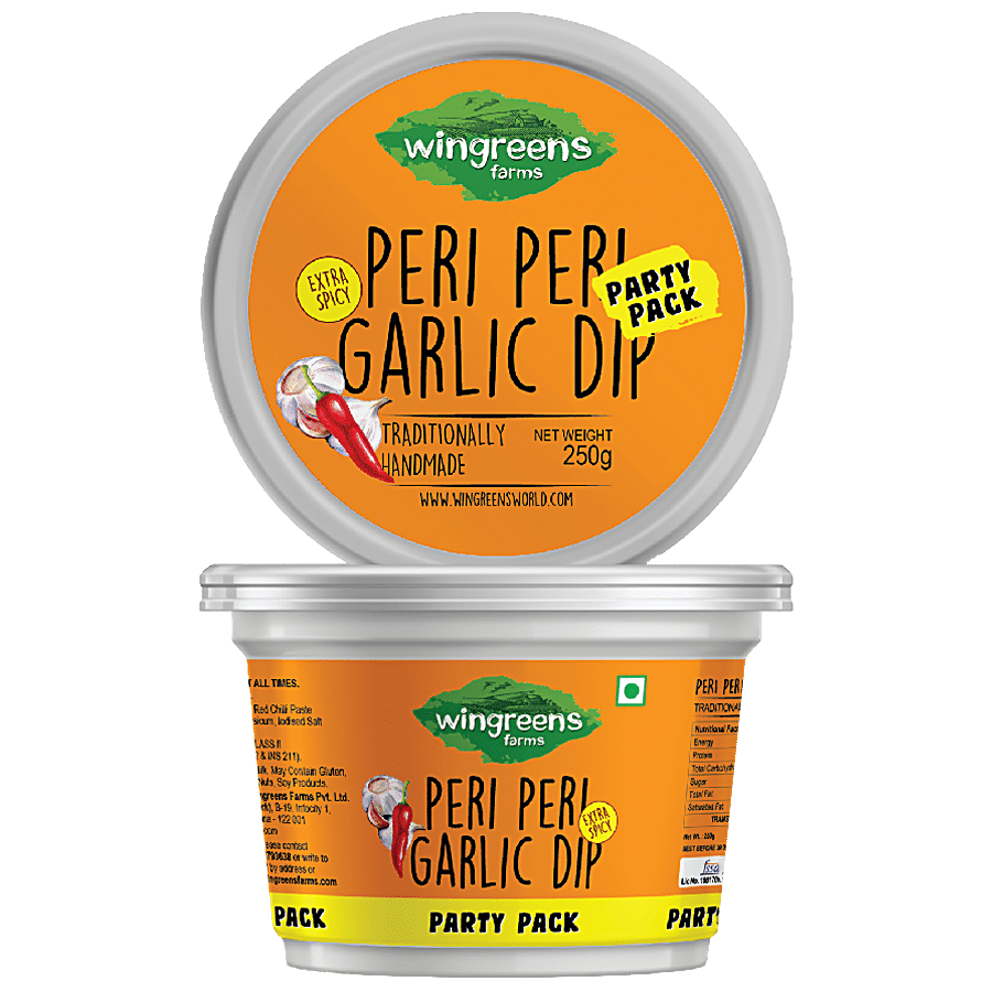 Wingreens Farms Peri Peri Garlic Dip - Traditionally Handmade