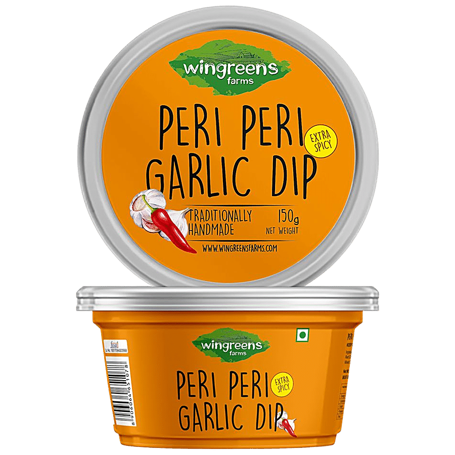 Wingreens Farms Peri Peri Garlic Dip - Yoghurt Based