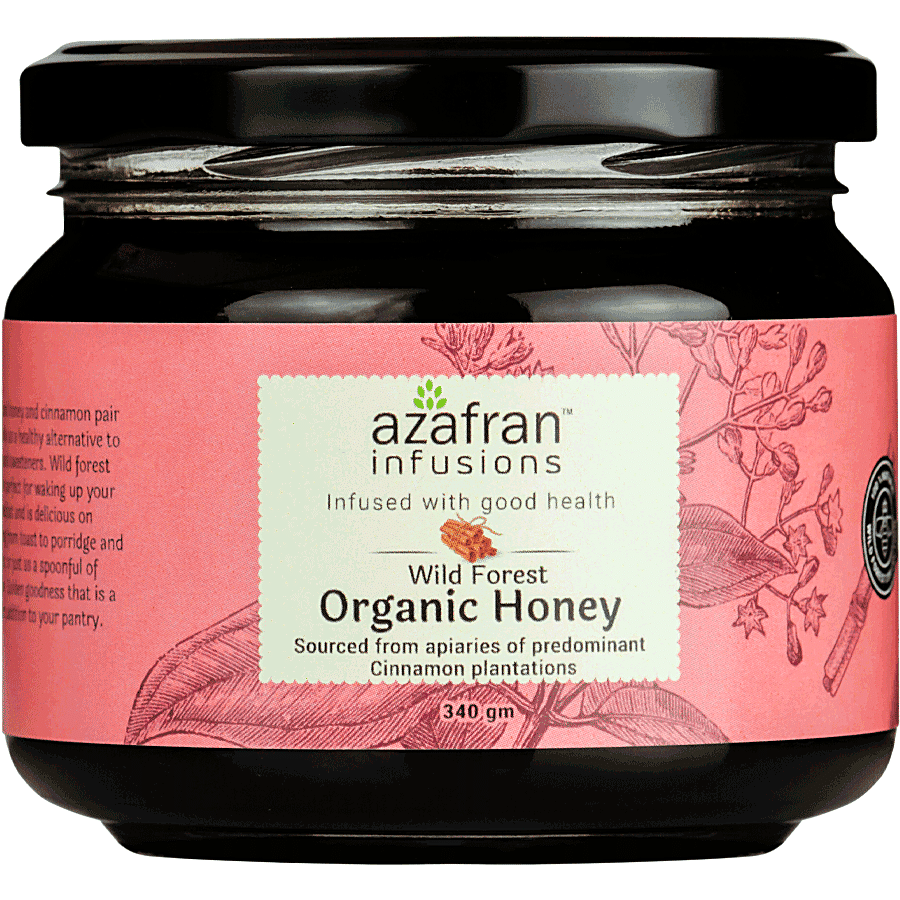 Azafran Wild Forest Organic Honey - Cinnamon