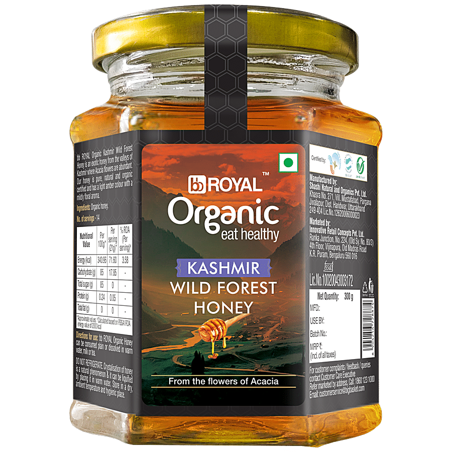 BB Royal Organic Organic Wild Forest Acacia Honey