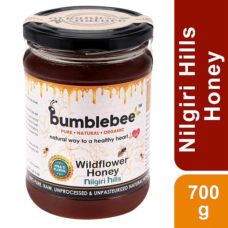 BUMBLEBEE Wild Flower Honey From Nilgiris Hills