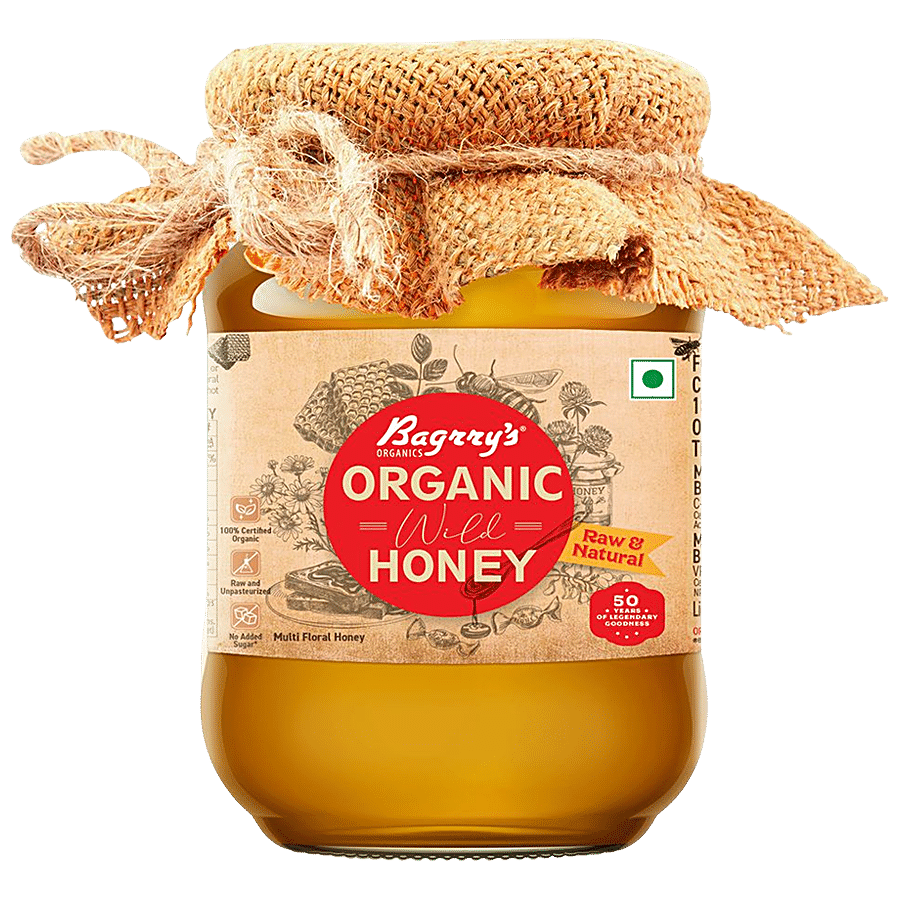 Bagrrys Organic Wild Honey - Raw & Natural