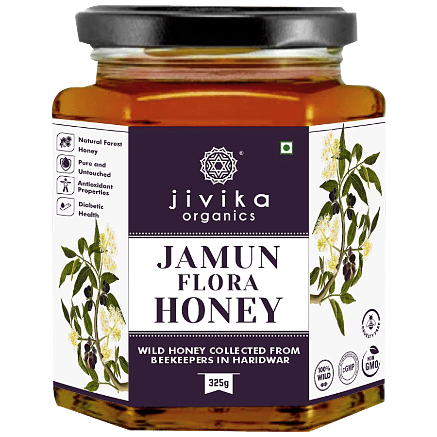 Jivika Naturals Organic Jamun Flora Honey - 100% Wild