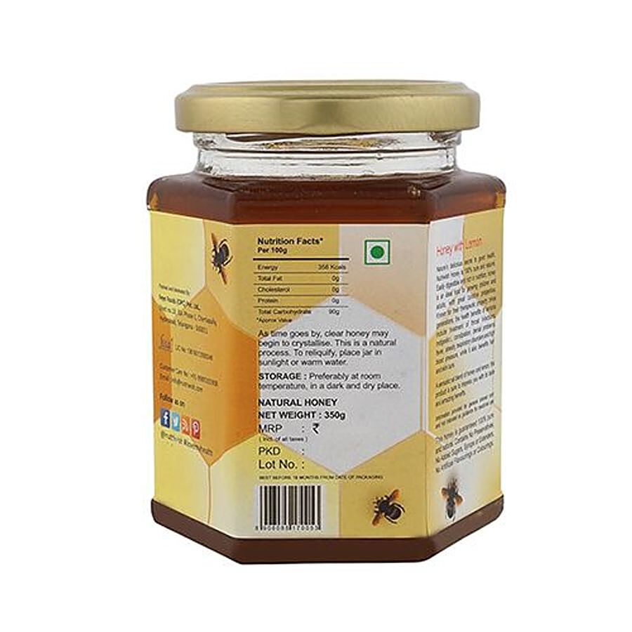 Nutriwish 100% Pure Honey - Infused With Lemon