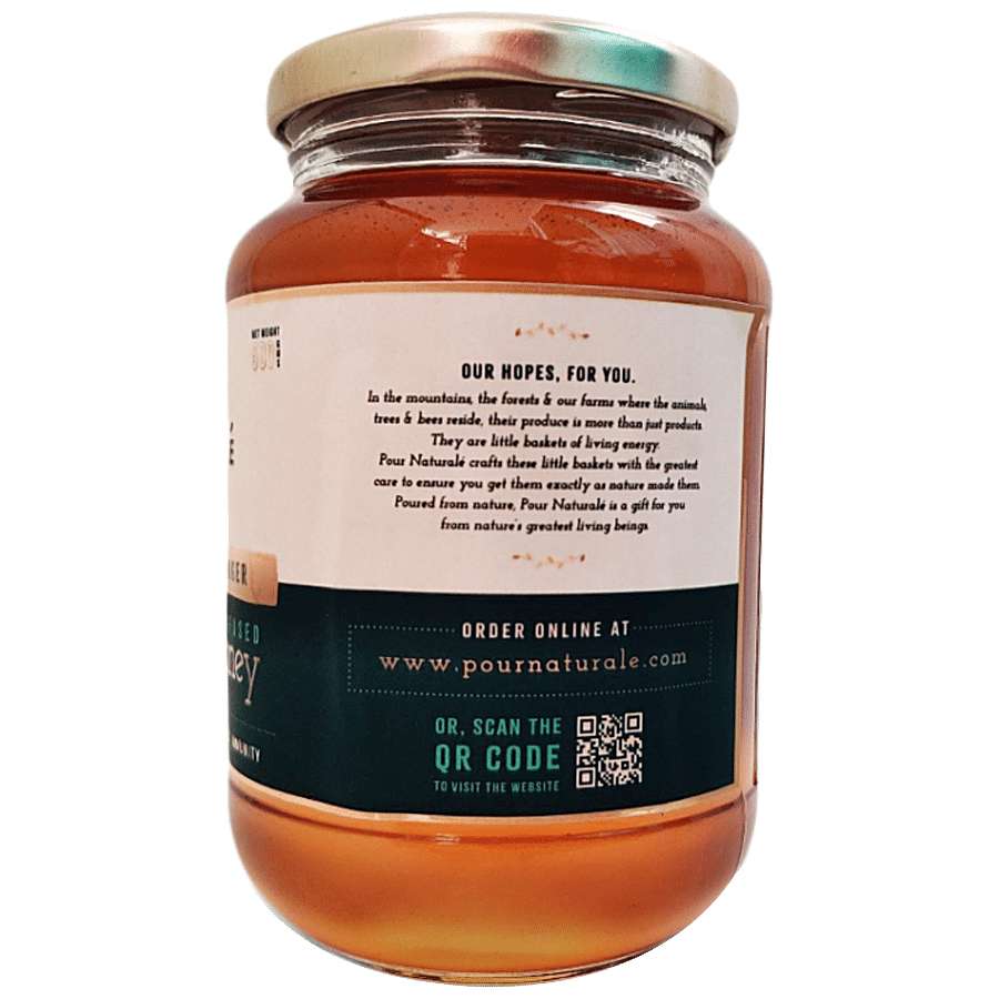 Pour Naturale Ginger Infused Honey - Boosts Immunity