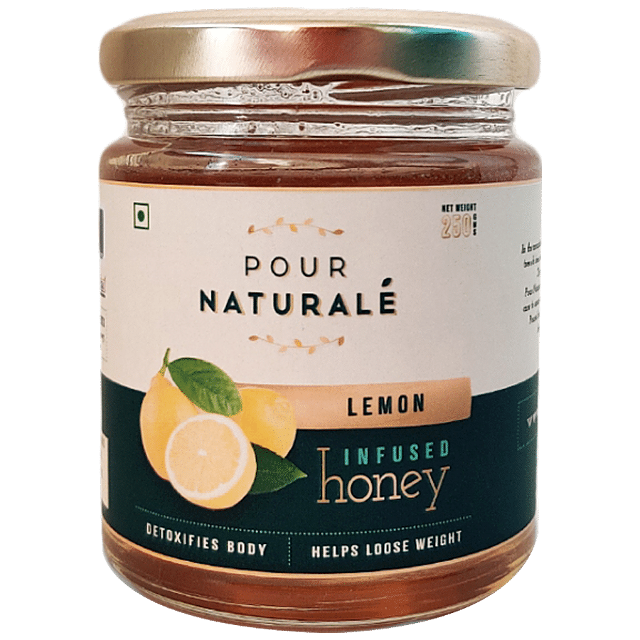 Pour Naturale Lemon Infused Honey - Helps Manage Weight