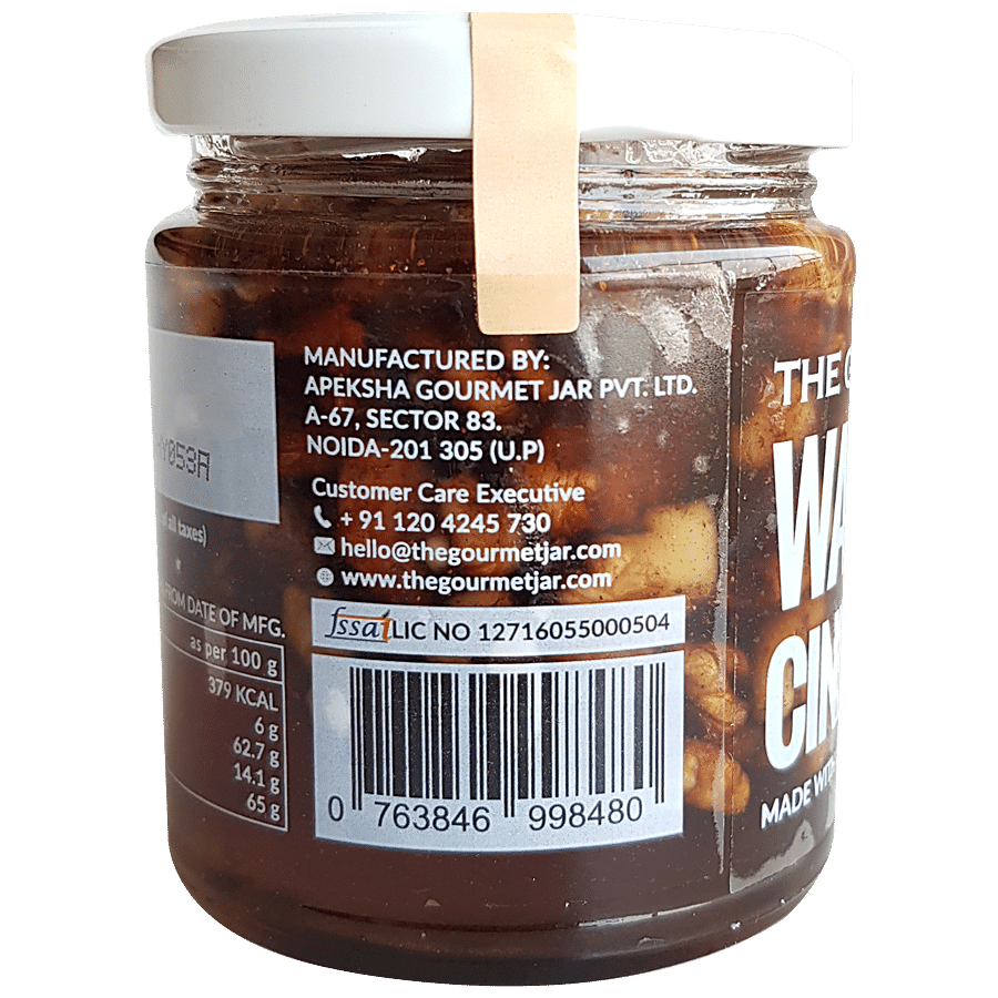 The Gourmet Jar Walnut Cinnamon Honey - 100% Organic