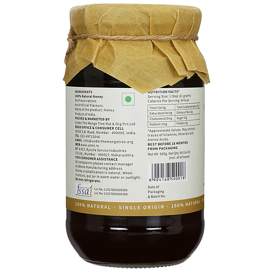 Under The Mango Tree Honey - Organic Certified