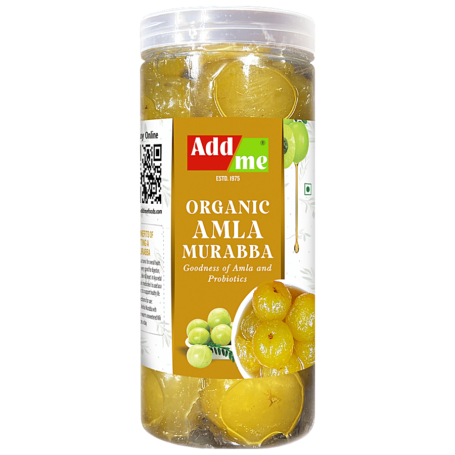 Add Me Organic Dry Amla Murabba Without Sugar Syrup Immunity Booster Pack