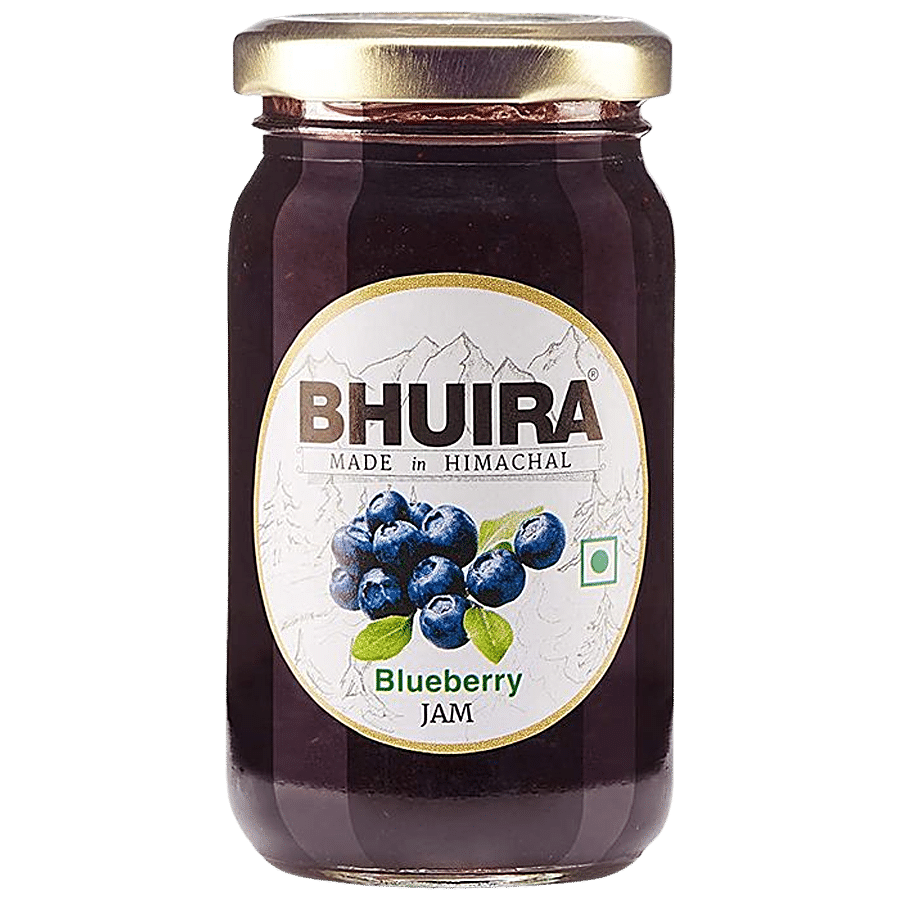 BHUIRA  Blueberry Jam - No Added Preservatives & Artificial Colours