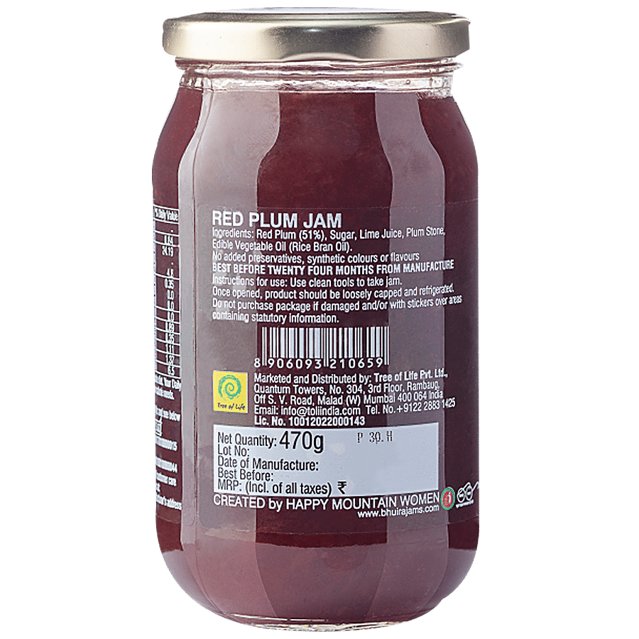 BHUIRA  Red Plum Jam - Sweet & Tangy