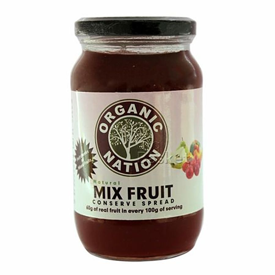 Organic Nation Conserve Spread - Natural Mix Fruit