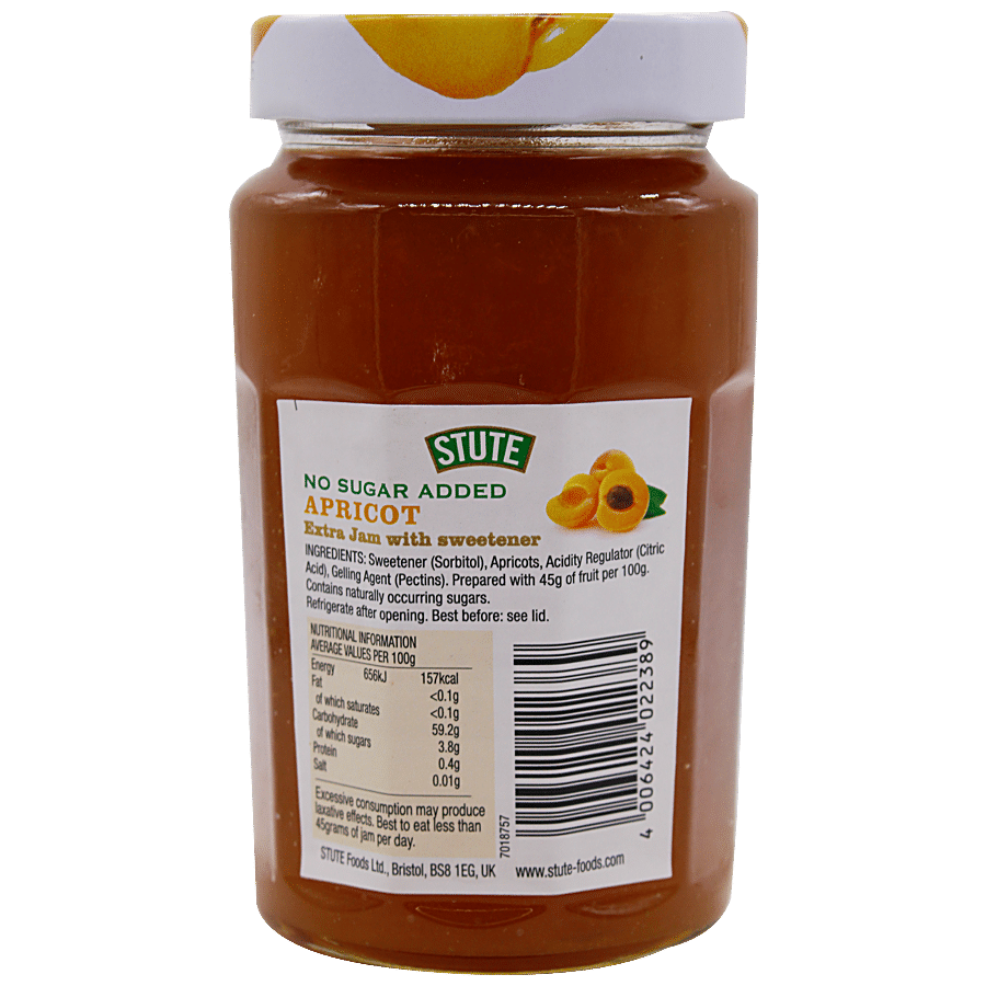 Stute  Apricot Extra Jam - No Sugar Added