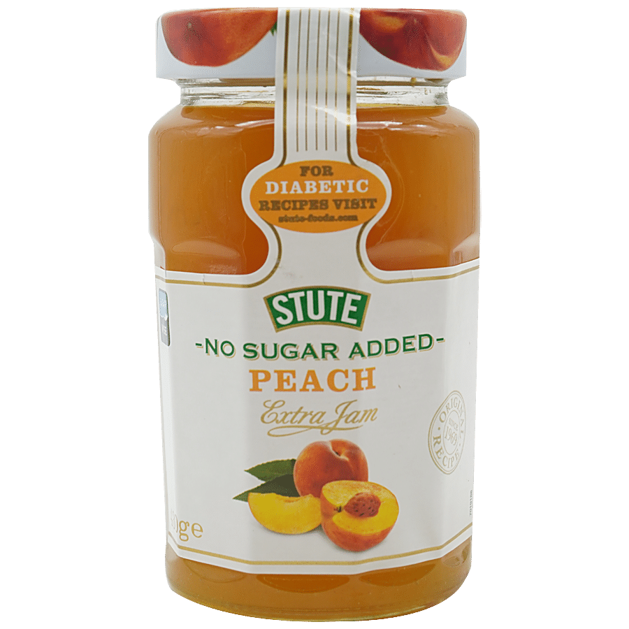 Stute  Peach Extra Jam - No Sugar Added