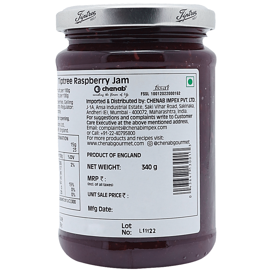 Tiptree Sweet Tip Raspberry Conserve