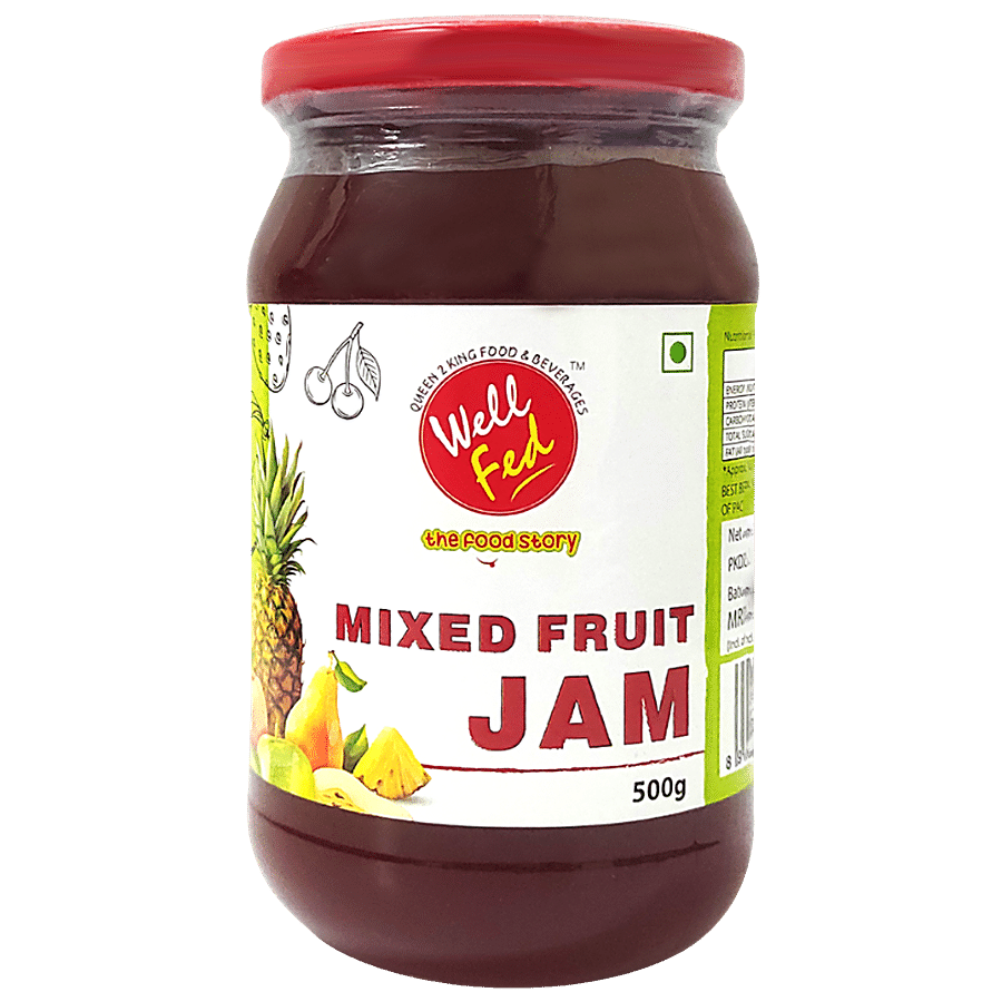 Well Fed Mix Fruit Jam - Smooth Texture