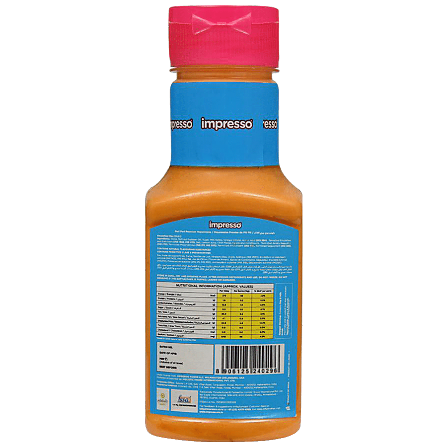 IMPRESSO Peri Peri Premium Mayonnaise - Transfat-free