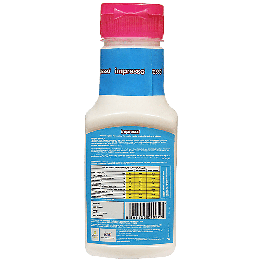 IMPRESSO Premium Eggless Mayonnaise - Gluten-free