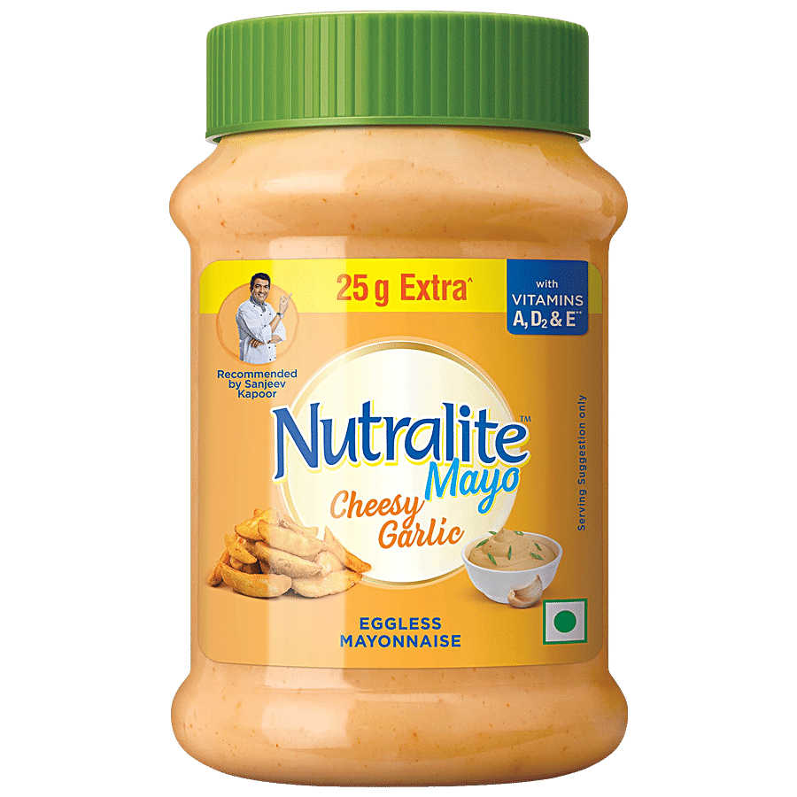 Nutralite Cheesy Garlic Eggless Mayonnaise - With Vitamin A