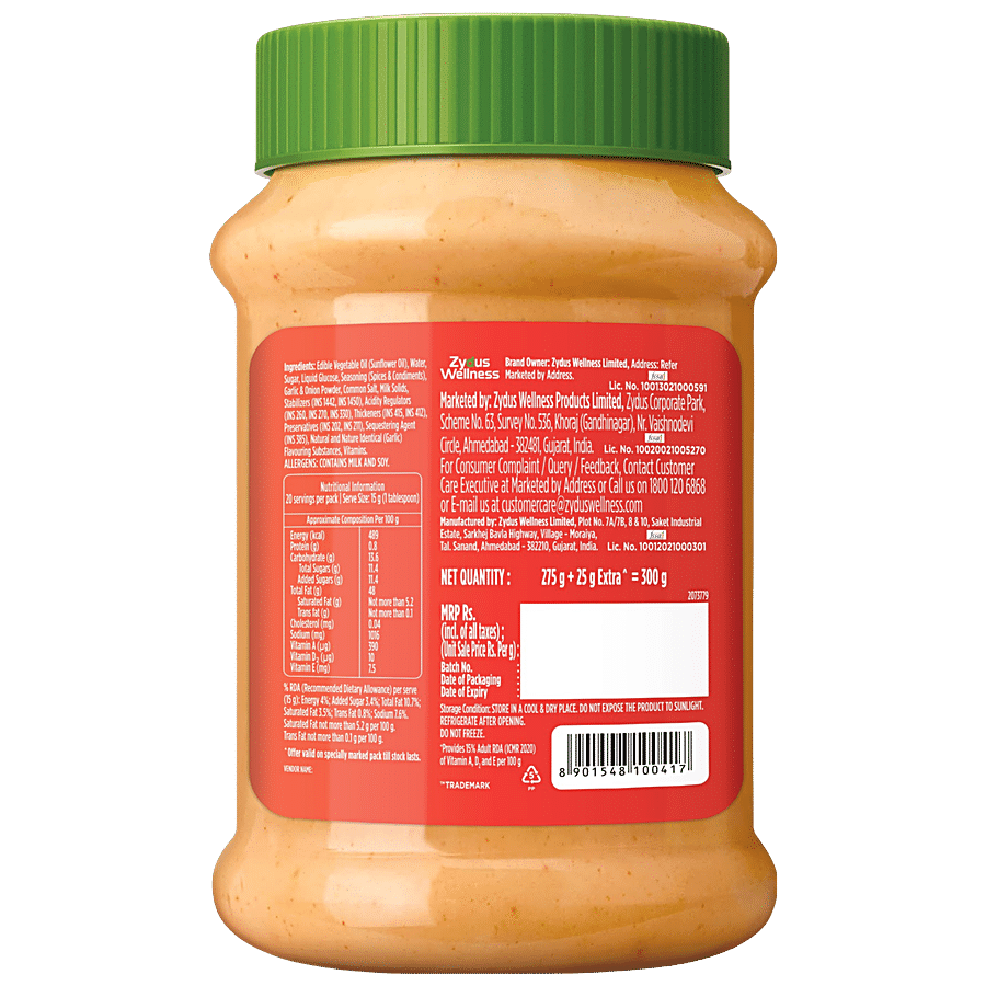 Nutralite Tandoori Eggless Mayonnaise - With Vitamin A